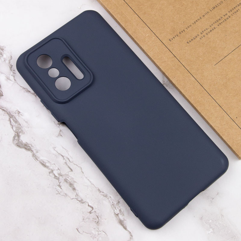 Чехол Silicone Cover Lakshmi Full Camera (A) для Xiaomi 11T / 11T Pro (Синий / Midnight Blue) в магазине vchehle.ua