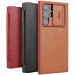 Кожаный чехол-книжка Nillkin Qin Pro Camshield для Samsung Galaxy S23 Ultra