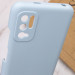 Купить Чехол Silicone Cover Full Camera (AAA) для Xiaomi Redmi Note 10 5G / Poco M3 Pro (Голубой / Lilac Blue) на vchehle.ua