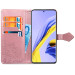 Шкіряний чохол (книжка) Art Case з візитницею на Samsung Galaxy A71 (Рожевий) в магазині vchehle.ua