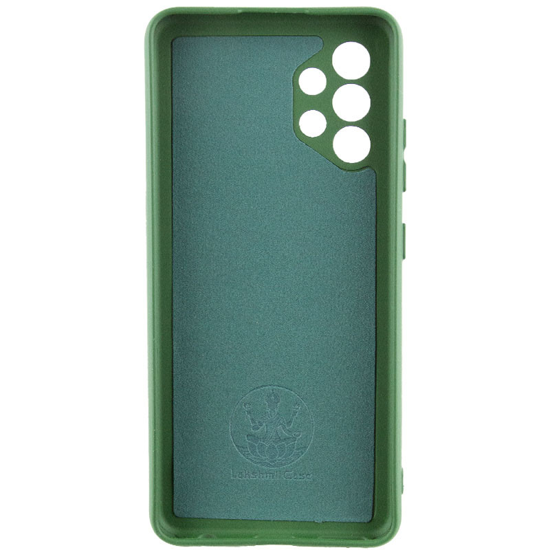 Фото Чехол Silicone Cover Lakshmi Full Camera (A) для Samsung Galaxy A32 4G (Зеленый / Dark green) в магазине vchehle.ua