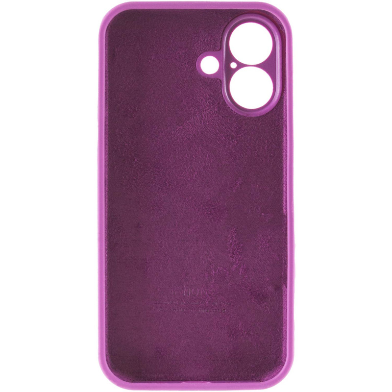 Заказать Чехол Silicone Case Full Camera Protective (AA) для Apple iPhone 16 (6.1") (Фиолетовый / Grape) на vchehle.ua