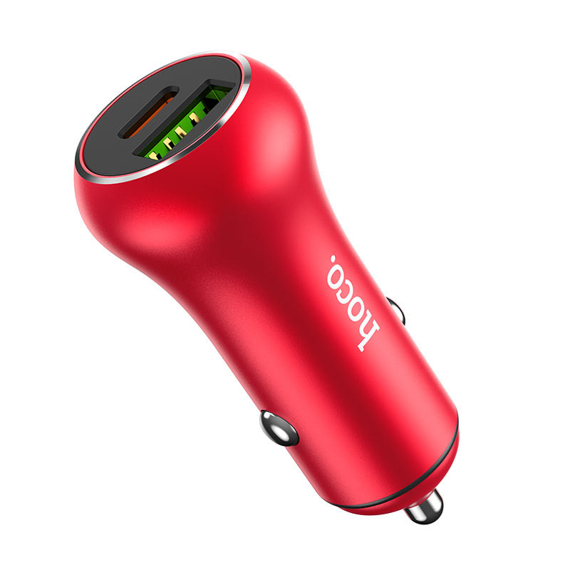 

АЗП Hoco Z38 PD20W+QC3.0 Type-C + USB (Червоний) 1106198