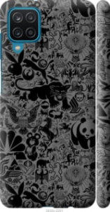 Чехол Чёрно-серый стикер бомбинг для Samsung Galaxy M12 M127F