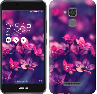 

Чехол Пурпурные цветы для Asus ZENFONE 4 SELFIE / ZD553KL 522070
