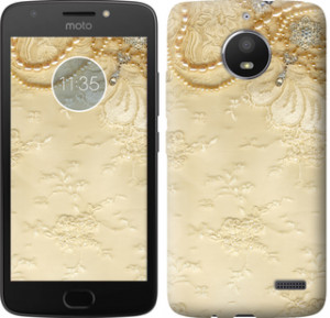 Чехол Кружевной орнамент для Motorola Moto E4
