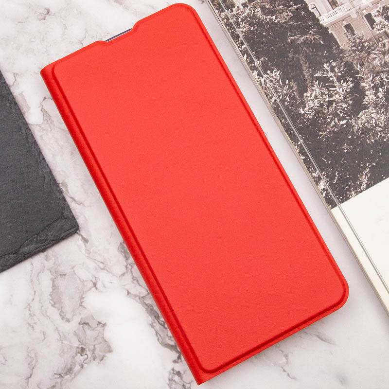 Купить Кожаный чехол книжка GETMAN Elegant (PU) для Xiaomi Redmi Note 8 Pro (Красный) на vchehle.ua