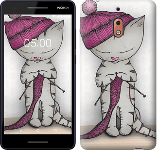 

Чохол Кішка рукодільниця на Nokia 2.1 670300