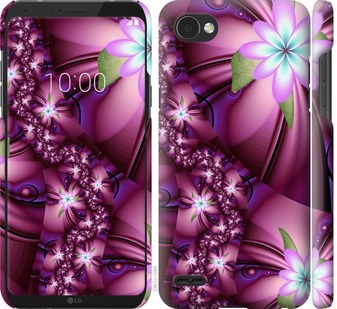 

Чехол Цветочная мозаика для LG Q6 Prime M700 668727