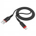 Фото Дата кабель Hoco X59 Victory USB to MicroUSB (1m) (Черный) в магазине vchehle.ua