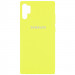 Чехол Silicone Cover Full Protective (AA) для Samsung Galaxy Note 10 Plus (Желтый / Flash)