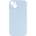 Чехол Silicone Case Full Camera Protective (AA) NO LOGO для Apple iPhone 15 (6.1") (Голубой / Sweet Blue)