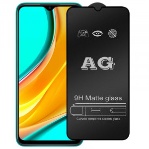 Защитное стекло 2.5D CP+ (full glue) Matte для Xiaomi Poco M3