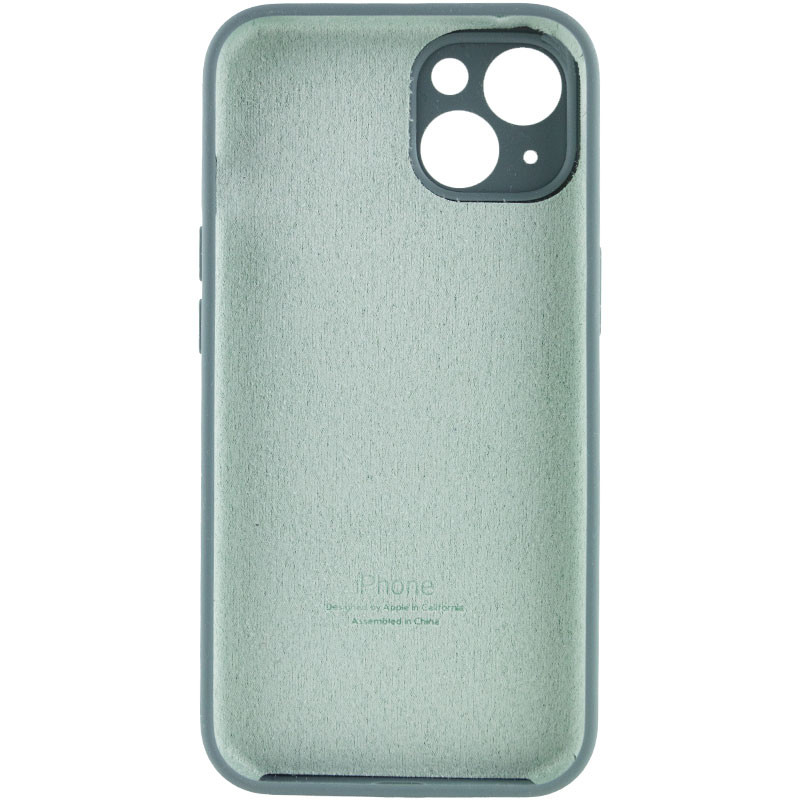 Фото Чохол Silicone Case Full Camera Protective (AA) на Apple iPhone 14 (6.1") (Зелений / Pine green) на vchehle.ua