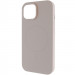 Чехол Silicone Case Full Protective (AA) NO LOGO with Magnetic Safe для Apple iPhone 12 Pro / 12 (6.1") (Серый / Light Grey)