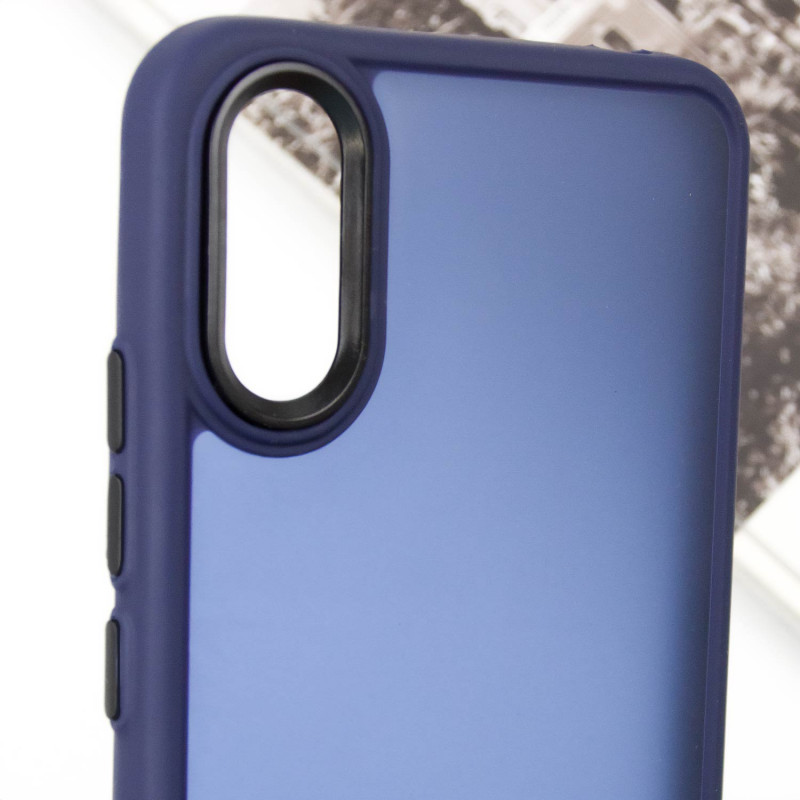 Купить Чехол TPU+PC Lyon Frosted для Xiaomi Redmi 9A (Navy Blue) на vchehle.ua