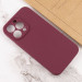 Фото Чохол Silicone Case Full Camera Protective (AA) NO LOGO на Apple iPhone 15 Pro Max (6.7") (Бордовий / Plum) в маназині vchehle.ua