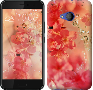 

Чохол Рожеві квіти на HTC U11 Life 650286