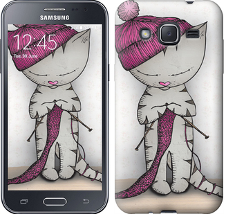 

Чехол Кошка рукодельница для Samsung Galaxy J2 J200H 584138