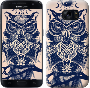 Чехол Узорчатая сова для Samsung Galaxy S7 G930F