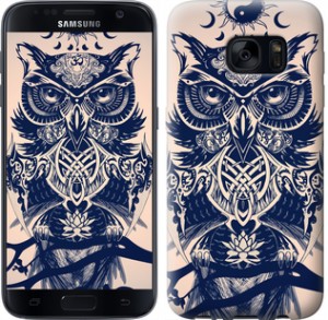 Чехол Узорчатая сова для Samsung Galaxy S7 G930F