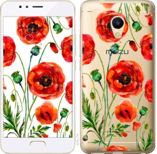 

Чохол Намальовані маки на Meizu M5s 744059