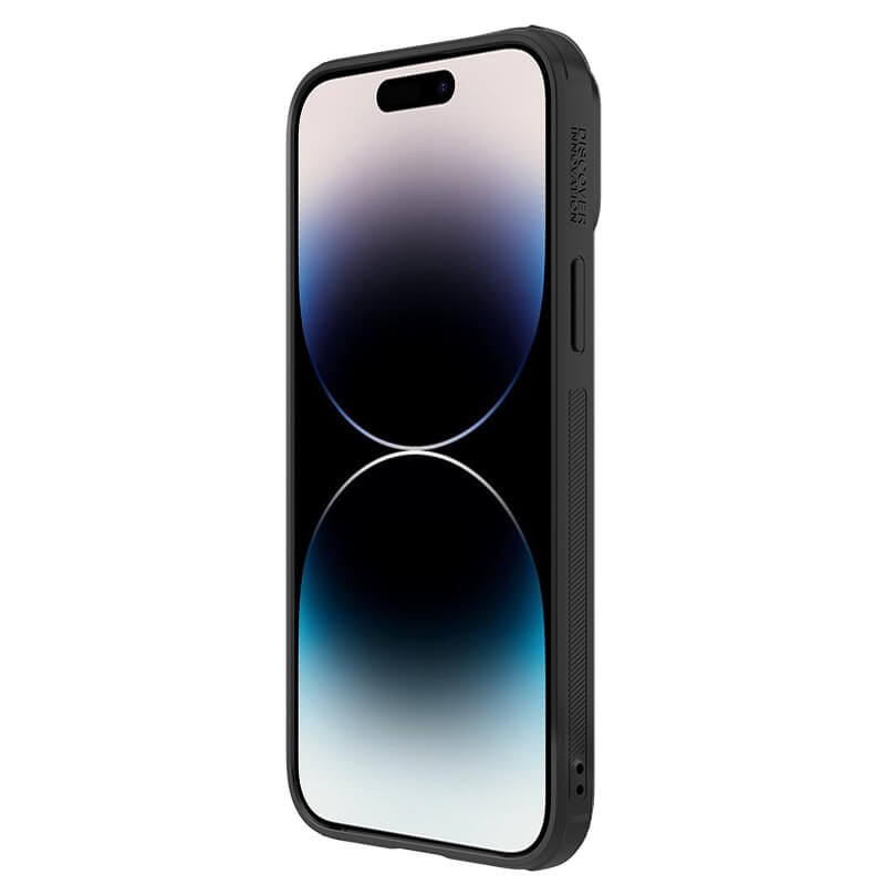 Купити Карбонова накладка Nillkin Synthetic Fiber S на Apple iPhone 14 Pro Max (6.7") (Black) на vchehle.ua