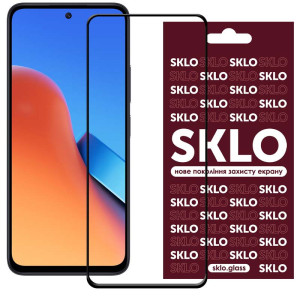 Захисне скло SKLO 3D (full glue) для Xiaomi Poco M6 Pro