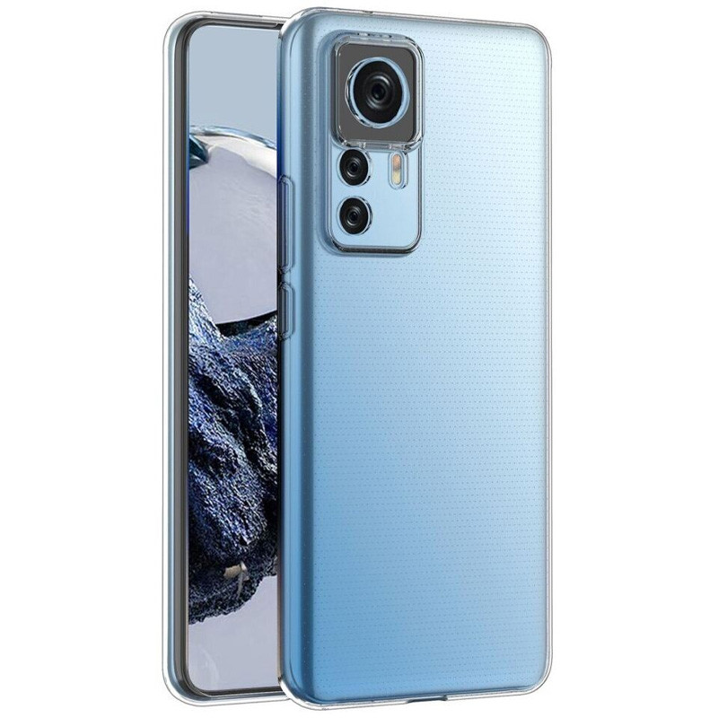 TPU чехол Epic Transparent 1,5mm Full Camera для Xiaomi 12T / 12T Pro (Бесцветный (прозрачный))