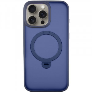 TPU+PC чохол Metal Buttons with Magnetic Safe Colorful HQ Ring для Apple iPhone 15 Pro (6.1")