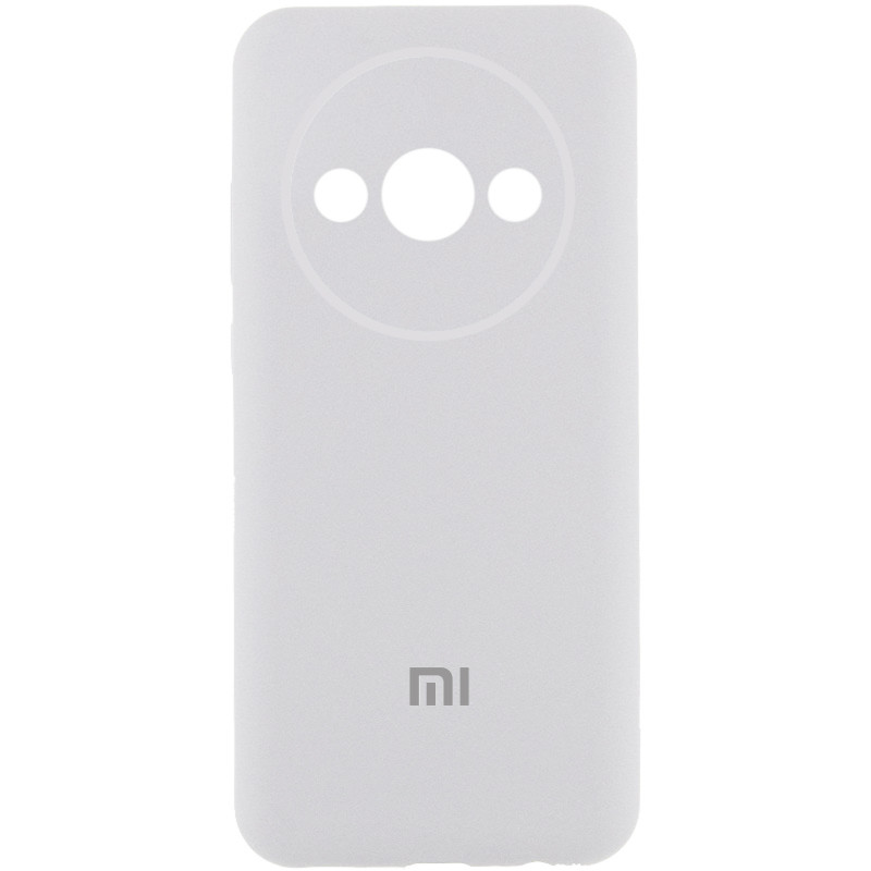 Чехол Silicone Cover Lakshmi Full Camera (AA) with logo для Xiaomi Redmi A3 (Белый / White)