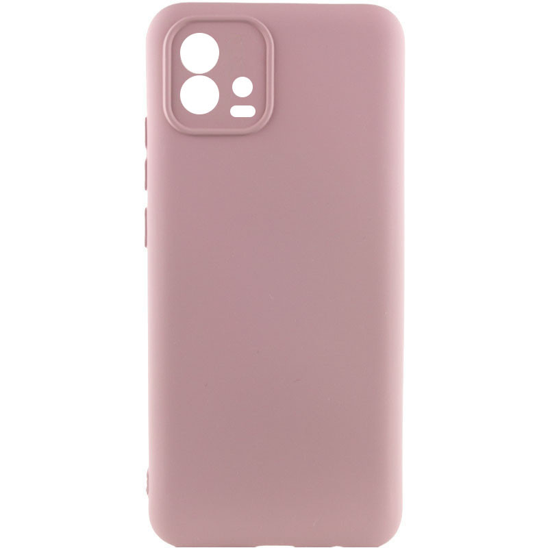 Чехол Silicone Cover Lakshmi Full Camera (A) для Motorola Moto G72 (Розовый / Pink Sand)