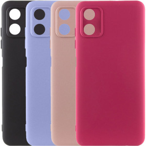 Чехол TPU GETMAN Liquid Silk Full Camera для Motorola Moto G04