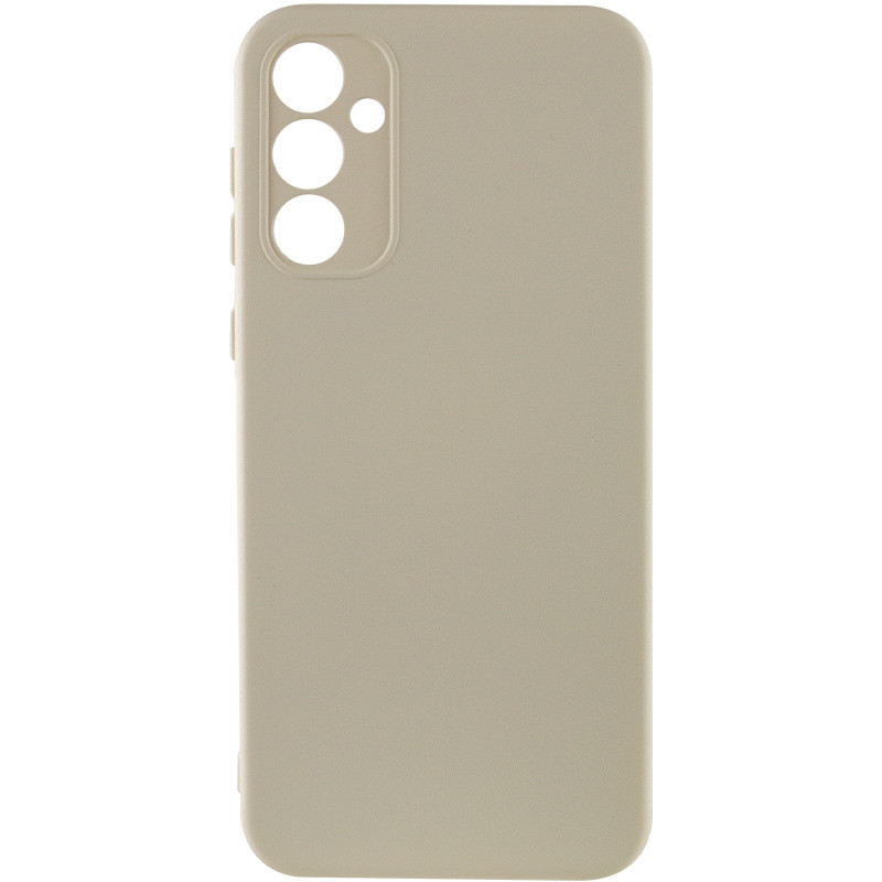 Чехол TPU GETMAN Liquid Silk Full Camera для Samsung Galaxy A35 (Песочный / Sand)