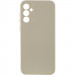Чехол TPU GETMAN Liquid Silk Full Camera для Samsung Galaxy A35 (Песочный / Sand)
