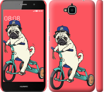

Чохол Мопс на велосипеді на Huawei Enjoy 5 924037