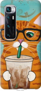 Чехол Зеленоглазый кот в очках для Xiaomi Mi 10 Ultra