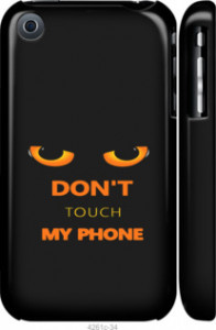 Чохол Don't touch the phone на iPhone 3Gs