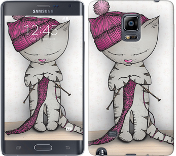 

Чехол Кошка рукодельница для Samsung Note Edge SM-N915 584118