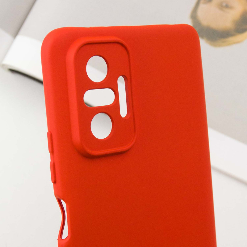 Чехол Silicone Cover Lakshmi Full Camera (A) для Xiaomi Redmi Note 10 Pro / 10 Pro Max (Красный / Red) в магазине vchehle.ua