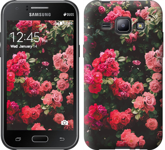 

Чехол Куст с розами для Samsung Galaxy J1 J100H 639150