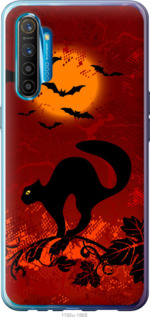 

Чохол Чёрная кошка под луной для Realme XT 1422480