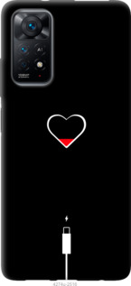 

Чехол Подзарядка сердца для Xiaomi Redmi Note 11S 1368117