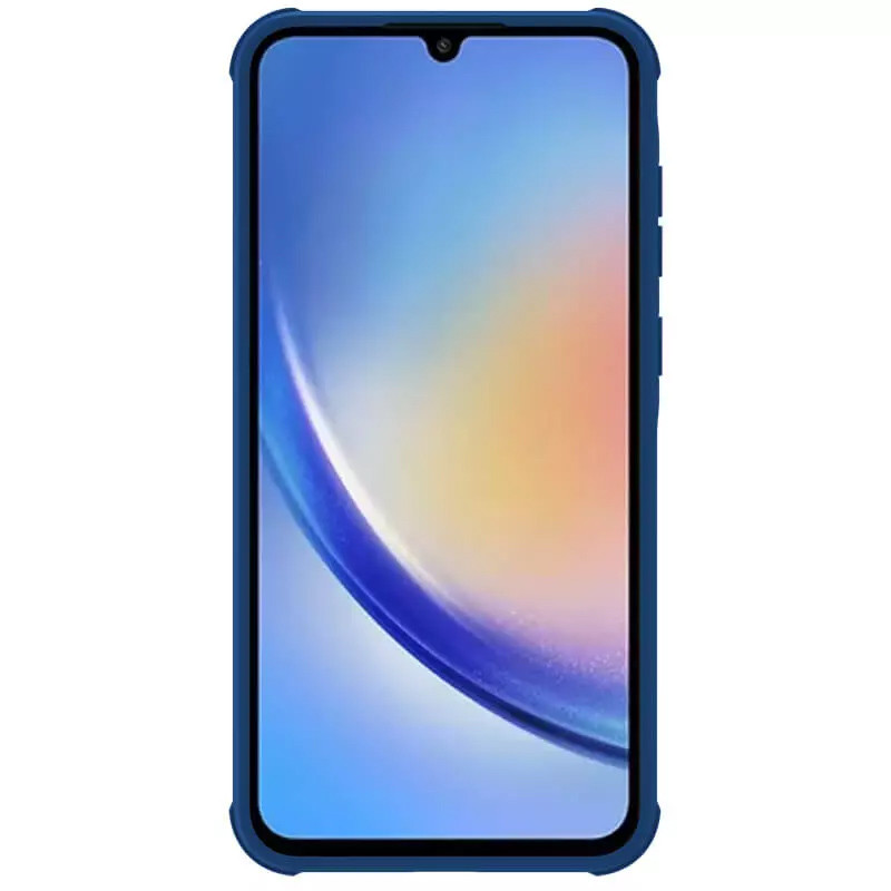 Карбонова накладка Nillkin CamShield Pro на Samsung Galaxy A55 (Blue) в магазині vchehle.ua