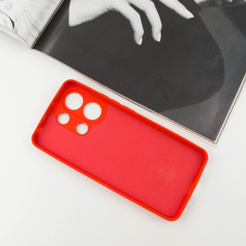 Фото Чохол Silicone Cover Lakshmi Full Camera (AA) на Xiaomi Redmi Note 13 5G (Червоний / Red) в маназині vchehle.ua