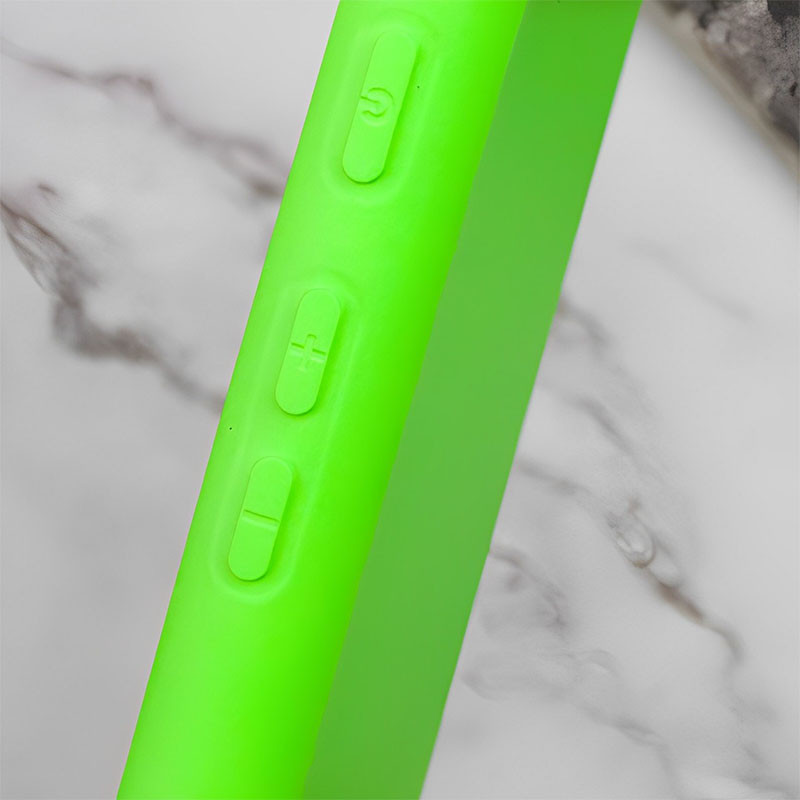 Фото Чохол TPU GETMAN Liquid Silk Full Camera на Xiaomi Redmi Note 13 Pro 4G (Салатовий / Neon Green) в маназині vchehle.ua