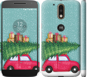 

Чехол Машина с подарками для Motorola Moto G4 / G4 Plus 867794