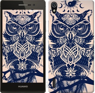 

Чохол Узорчата сова на Huawei Ascend P7 627544