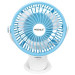Портативний вентилятор Rechargeable mini fan WD-225C 1200mAh (Blue / White)