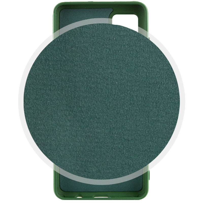 Фото Чехол Silicone Cover Lakshmi (AA) для Samsung Galaxy A51 (Зеленый / Dark green) в магазине vchehle.ua